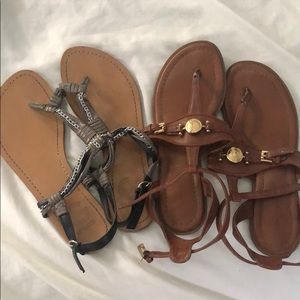 Tommy AND Guess 2 for 1 SZ 6 bundle sandals